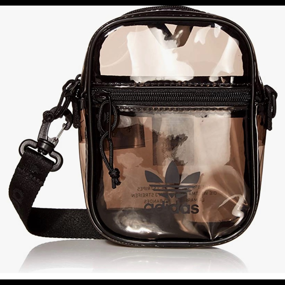 Adidas clear crossbody bag